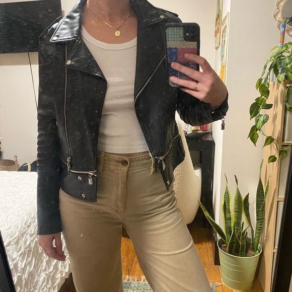 Zara Jackets & Blazers - Zara Leather Jacket